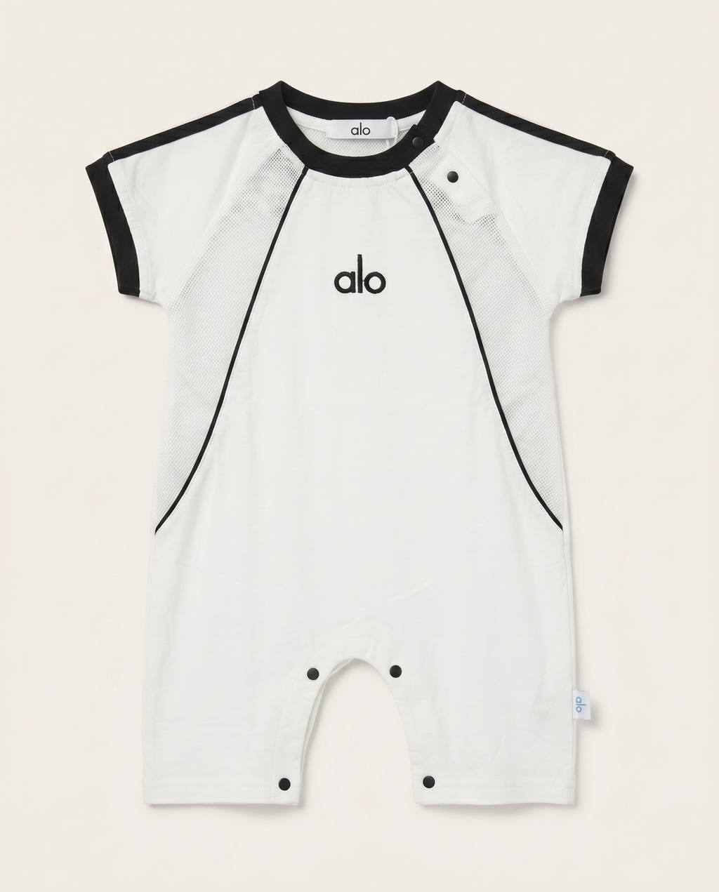 Alo Kids - Baby Warrior Short Sleeve Romper - White