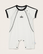 Alo Kids - Baby Warrior Short Sleeve Romper - White