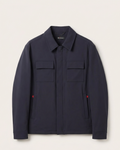 Kiton - Navy Blue Utility Shirt Jacket
