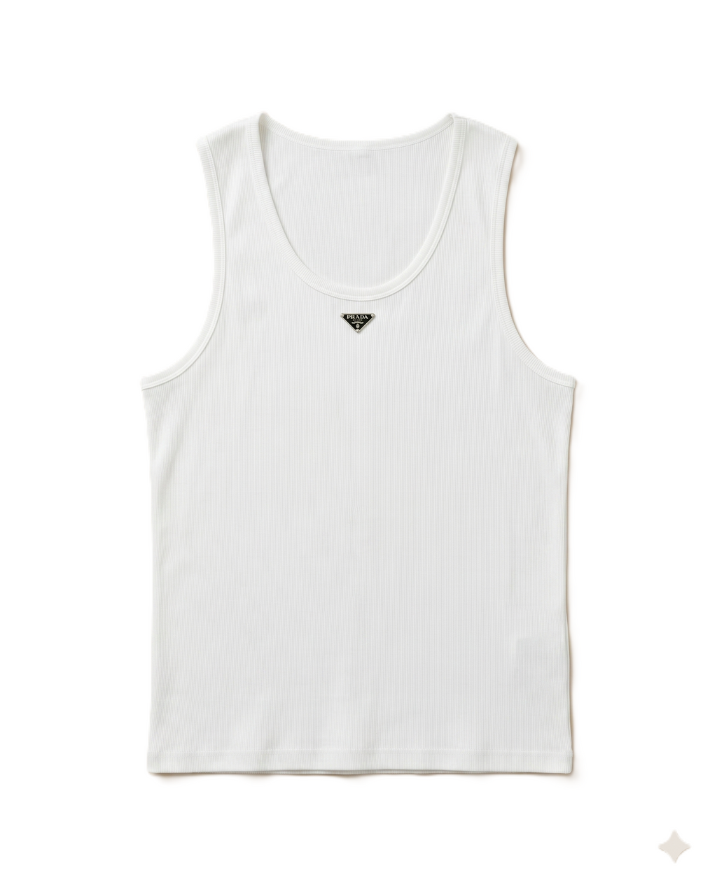Prada - Ribbed Cotton Tank Top
