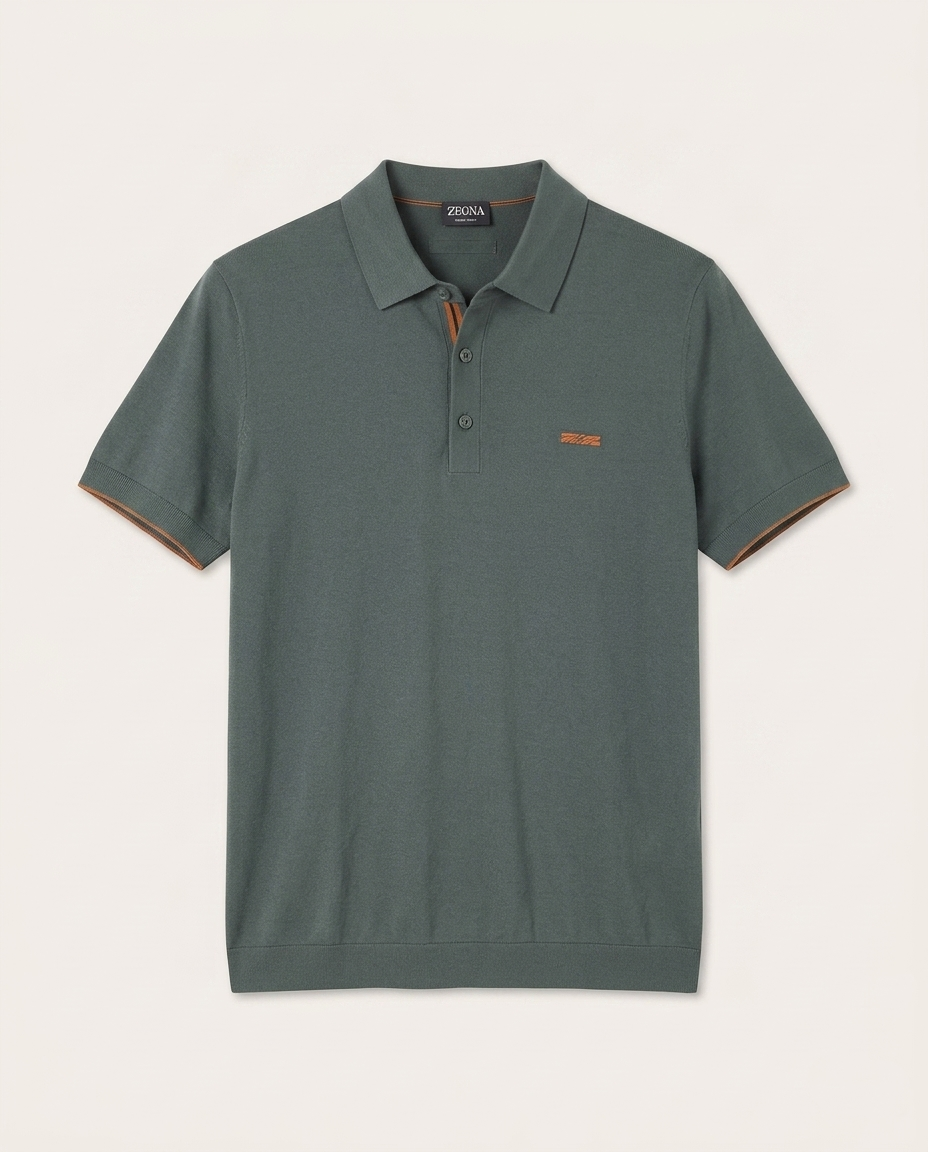 Zegna - Signature Medallion Cotton T-Shirt – Nero