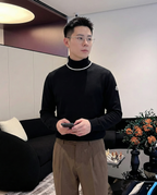 Moncler Men's Black Knit Turtleneck