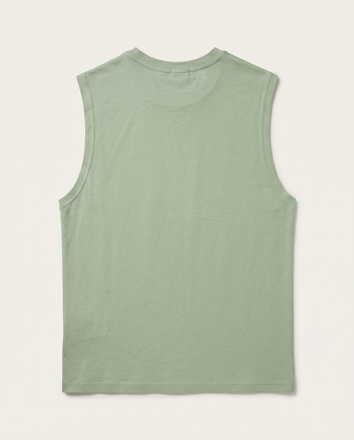 Antioch - Sage Green Muscle Tank Top