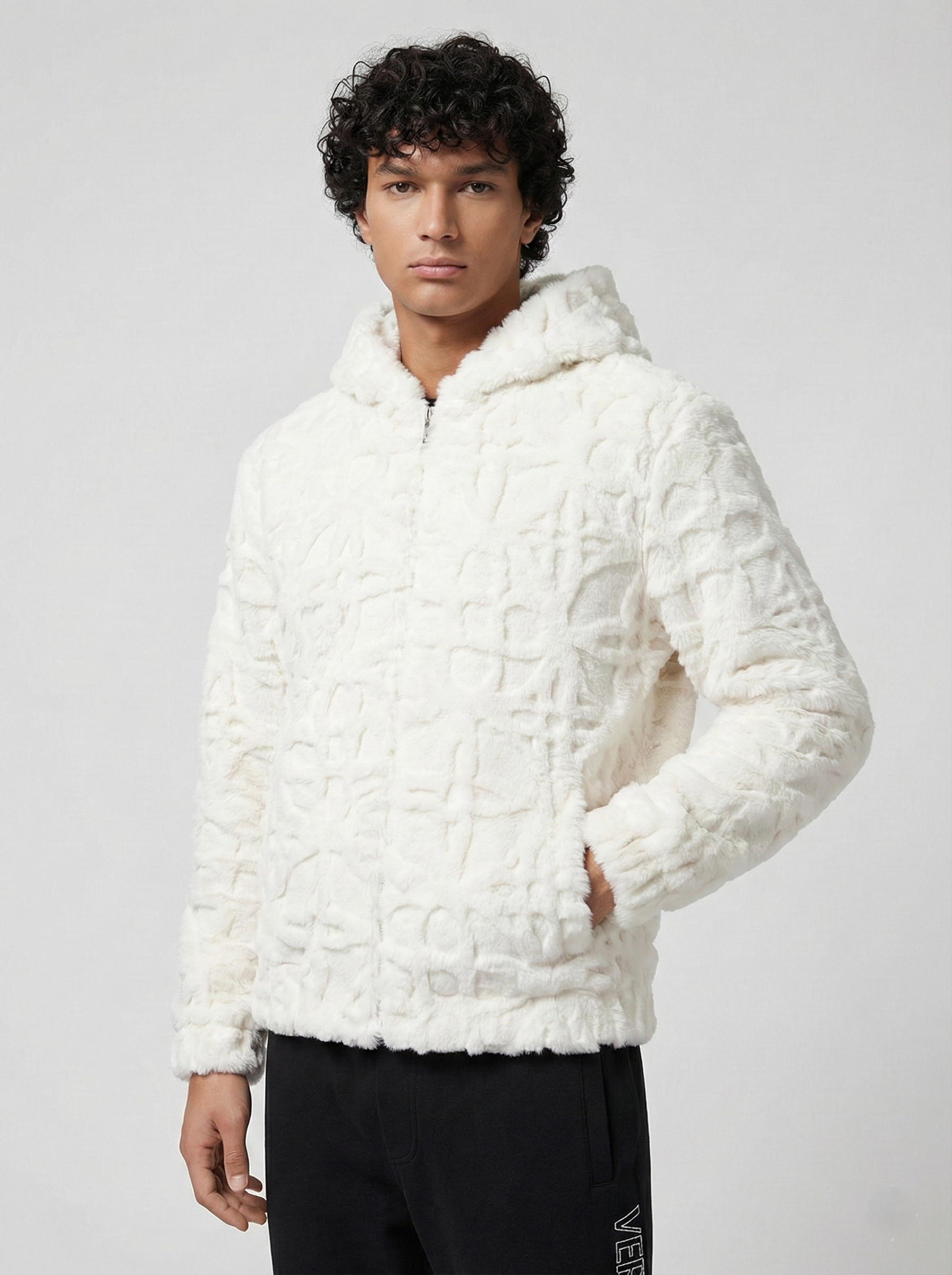 Louis Vuitton - The Cozy Chic White Faux-Fur Jacket