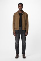Prada Tapered Fit Grey with Rolled Cuff Wash Denim Jeans