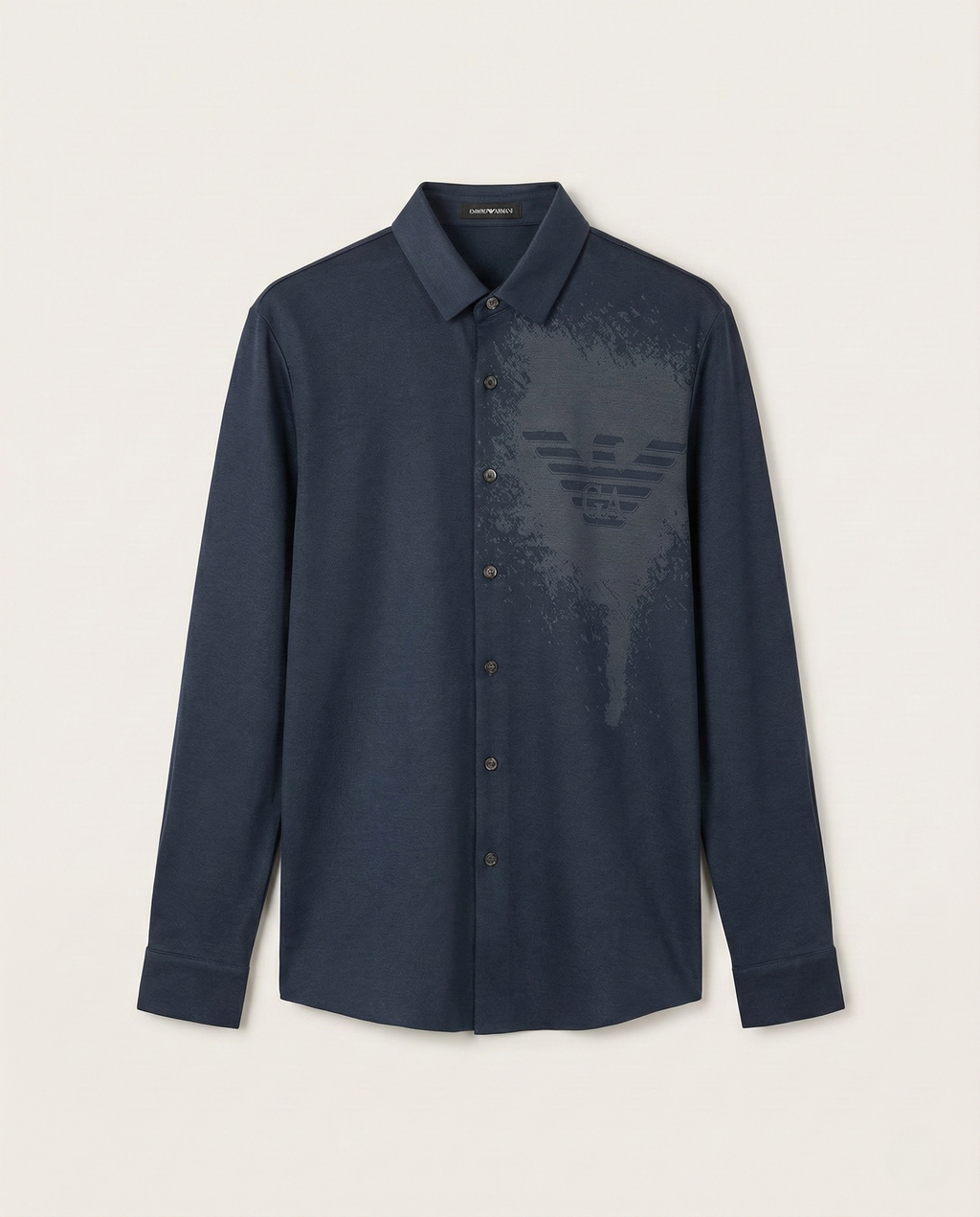Emporio Armani - Knit Tonal Eagle Logo Shirt