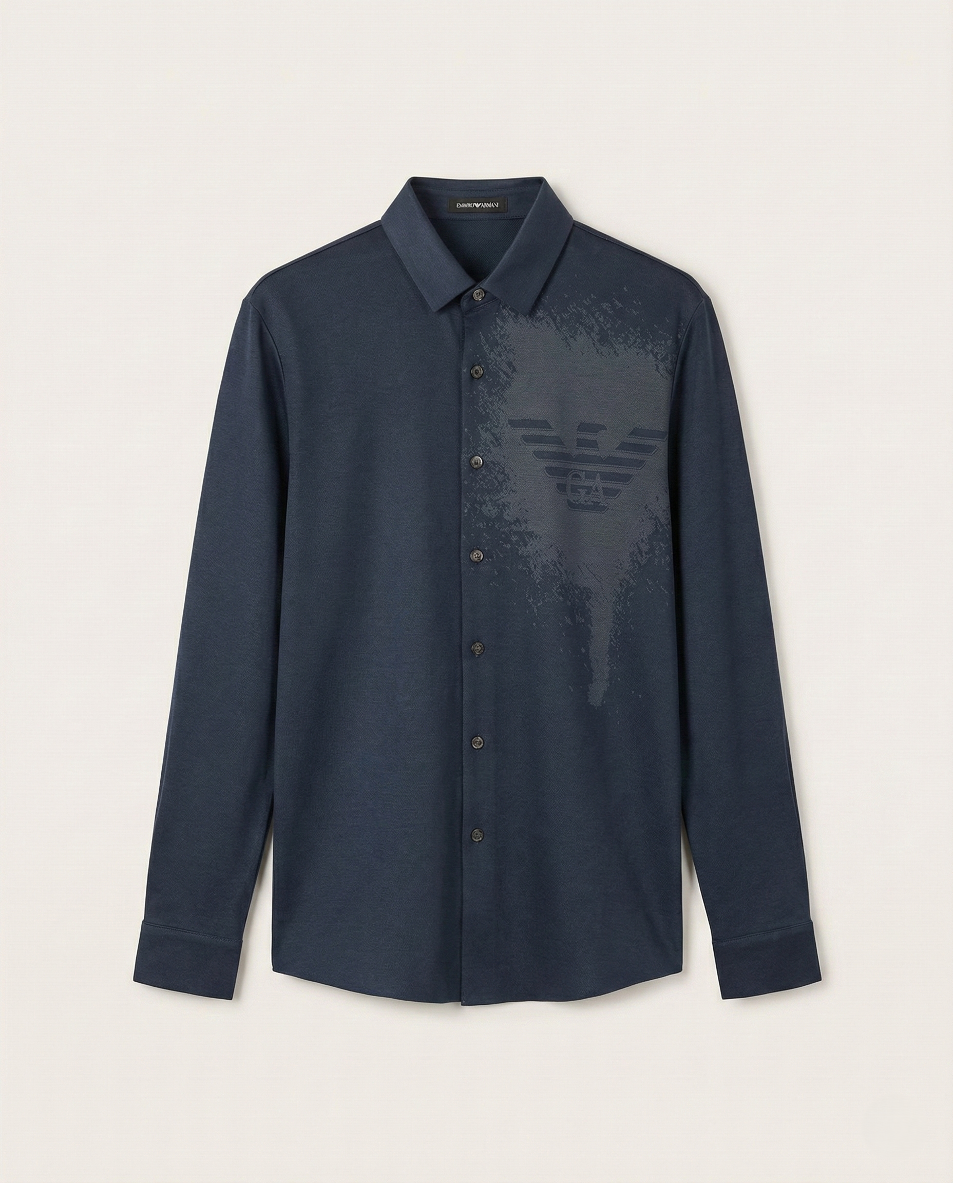 Emporio Armani - Knit Tonal Eagle Logo Shirt