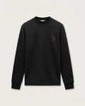 Moncler Tricolor Logo Crewneck Sweatshirt - Black