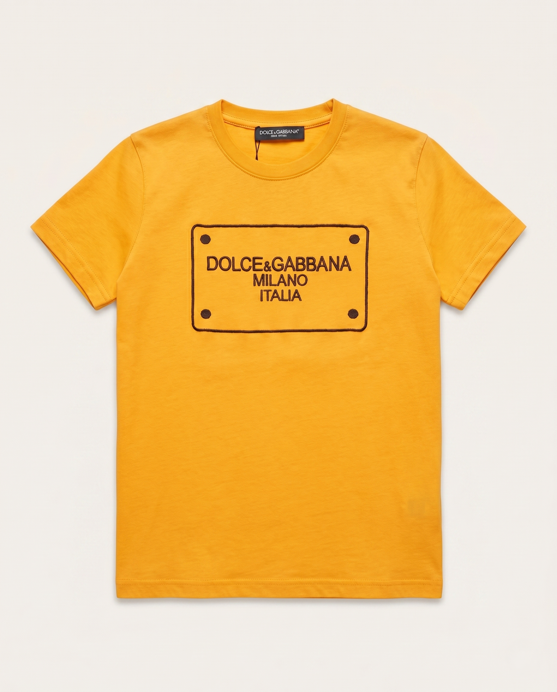 Dolce & Gabbana Kids - Milano T-Shirt - Golden Orange