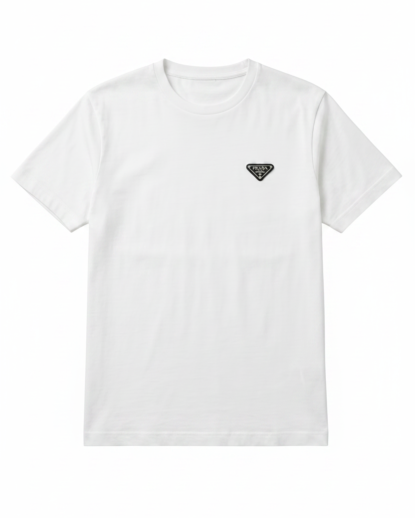 Prada - White Cotton T-Shirt
