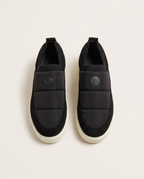 Balmain - Paris Quilted Puffer Slip-On Sneakers – Black/Ivory
