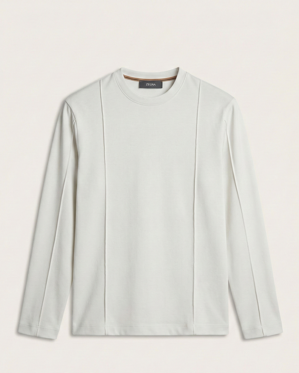 Zegna - Premium Cotton Long-Sleeve T-Shirt