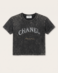 Chanel - Acid Wash Black T-Shirt