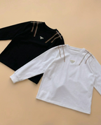 Prada - Kids Triangle Logo T-Shirt