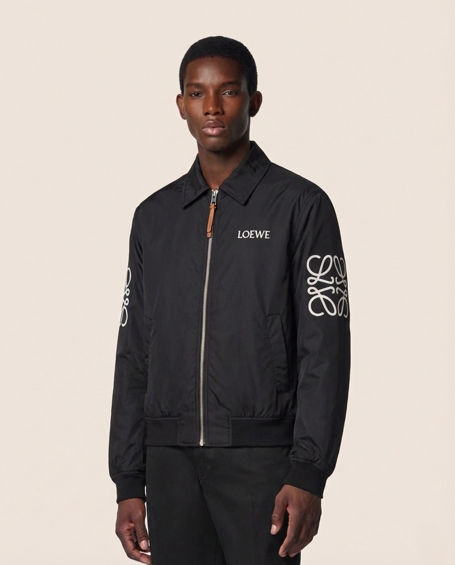 LOEWE Black Bomber Jacket