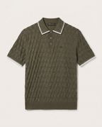 Loro Piana - Diamond-Stitch Knit Polo