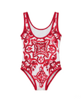 Dolce & Gabbana Kids - Sicilian Red One-Piece Swimsuit
