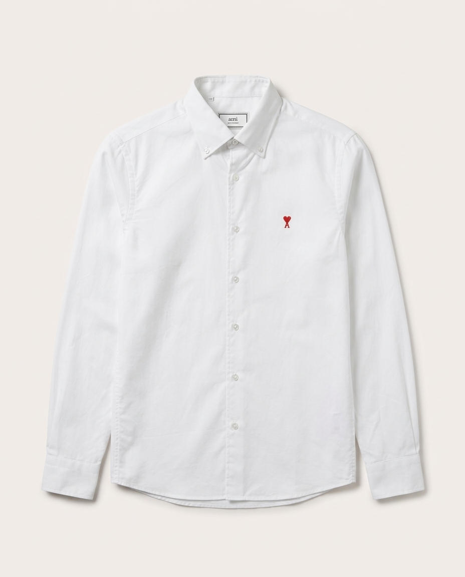 AMI - Paris Ami de Cœur Button-Down Oxford Shirt