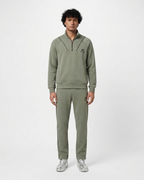 Loro Piana - Sage Green Contrast-Pipe Half-Zip Tracksuit Set