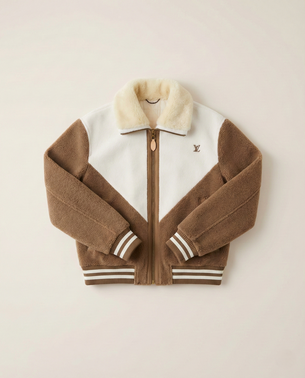 Louis Vuitton Sherpa Fleece Bomber Jacket