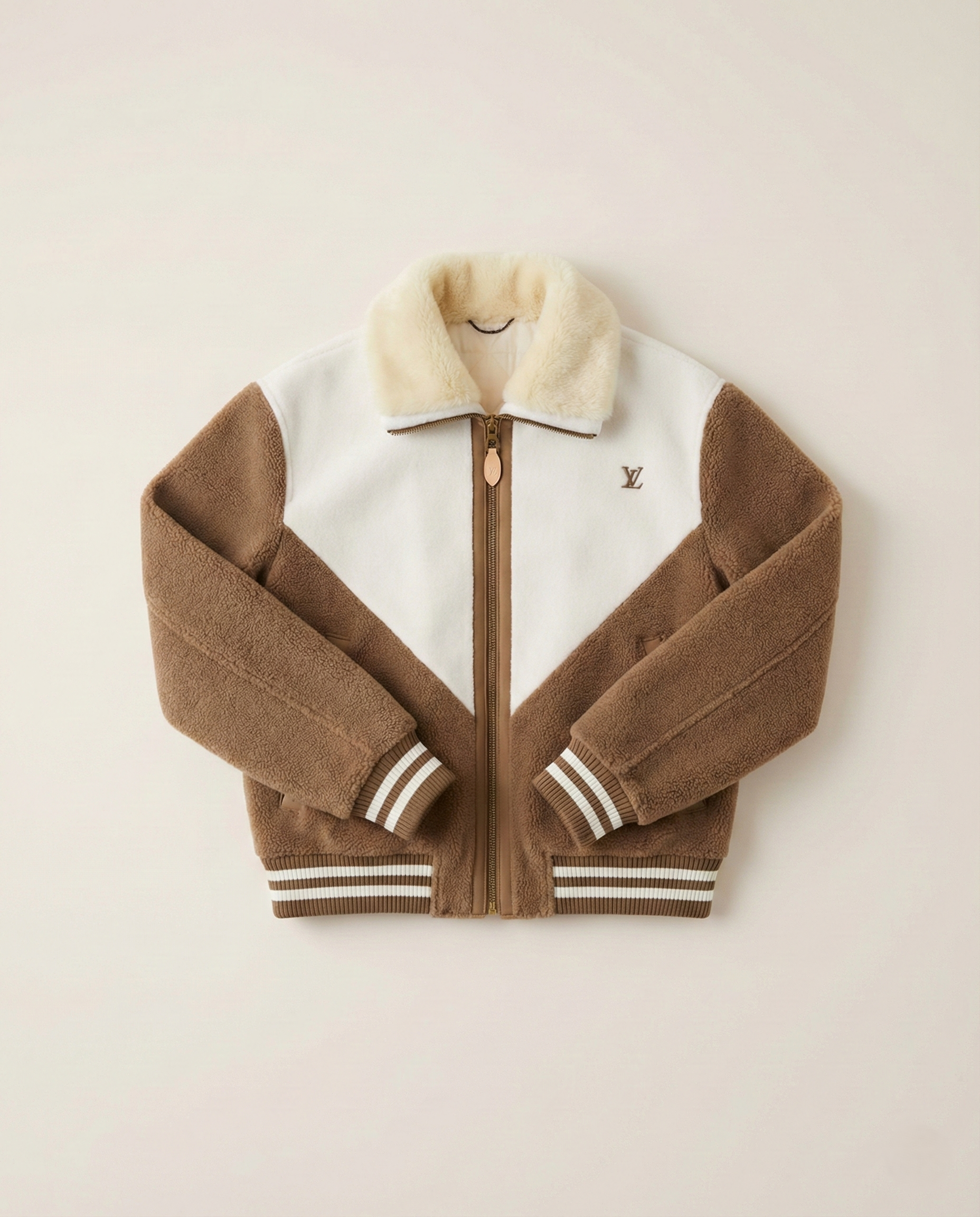 Louis Vuitton Sherpa Fleece Bomber Jacket