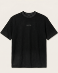 Balenciaga - Black Knitted T-Shirt with Striped Mock Neck