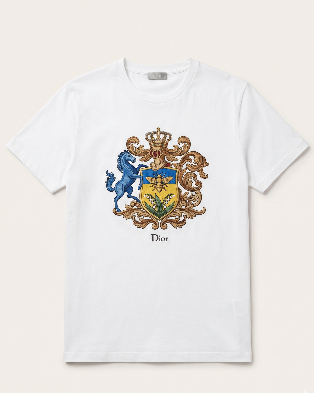 Dior - Heraldic Crest Cotton T-Shirt