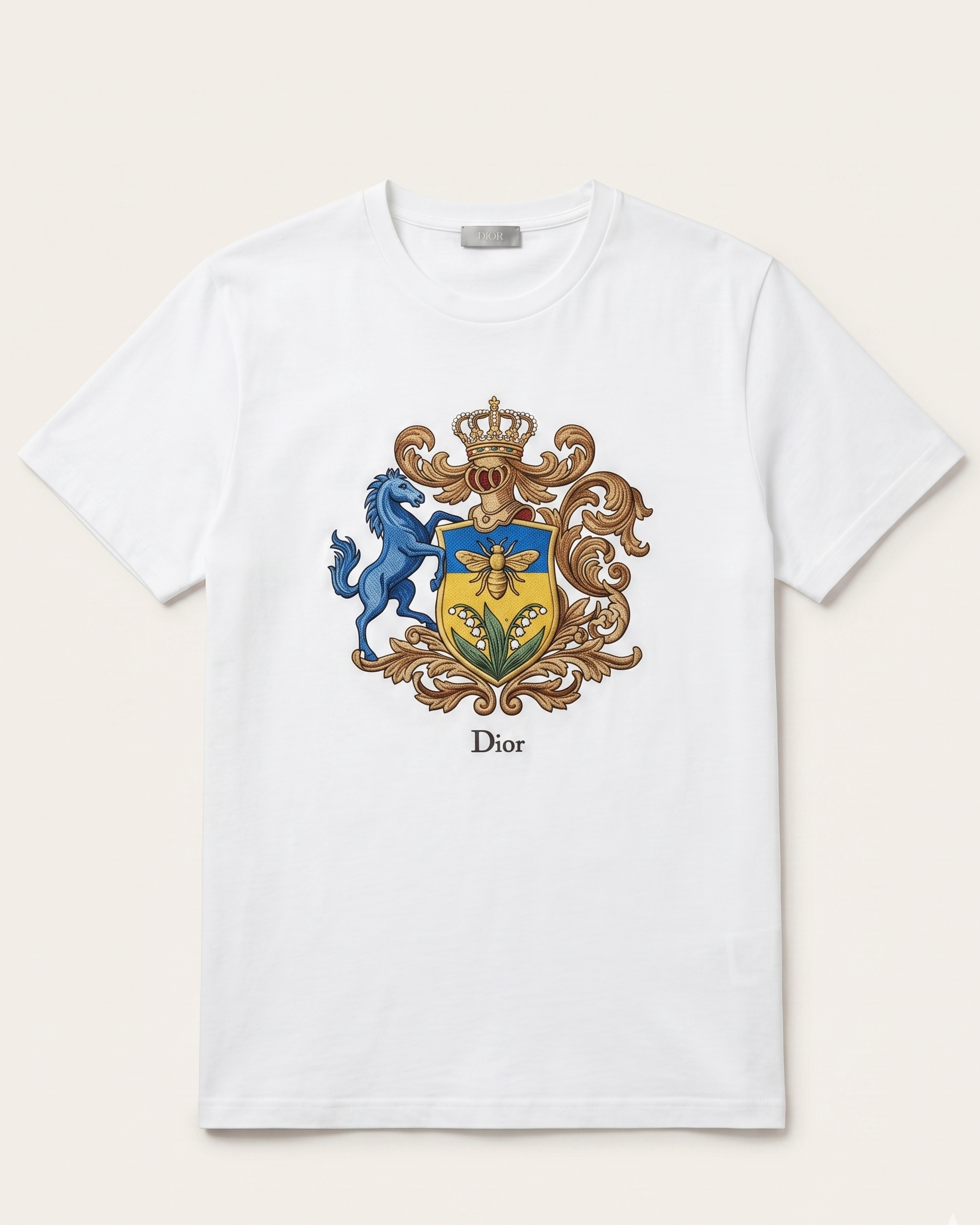 Dior - Heraldic Crest Cotton T-Shirt