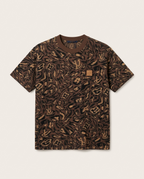 Louis Vuitton - "Brushstroke" Monogram Jacquard T-Shirt - Mocha & Tan