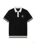 Loro Piana - Contrasting Collar Striped Polo - Black