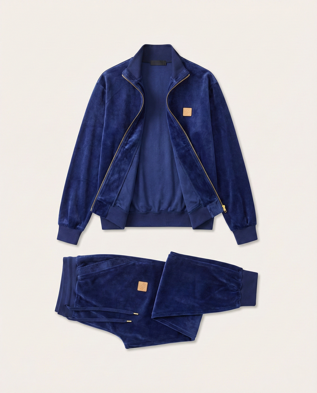 Louis Vuitton - Chic Velvet Tracksuit