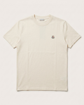 Moncler - Slim Fit Logo Patch T-Shirt in Off-White