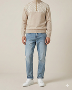 Emporio Armani - Straight-Leg Denim Light Wash Jeans