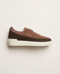 Balmain - Paris Quilted Puffer Slip-On Sneakers – Cocoa/Chocolate Brown
