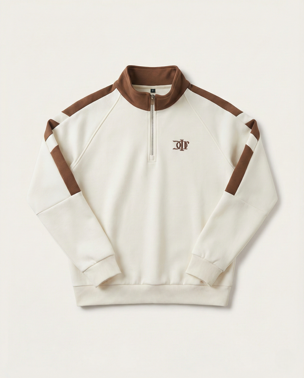 Dior - Contrast Panel Quarter-Zip Sweatshirt