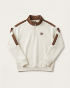 Dior - Contrast Panel Quarter-Zip Sweatshirt