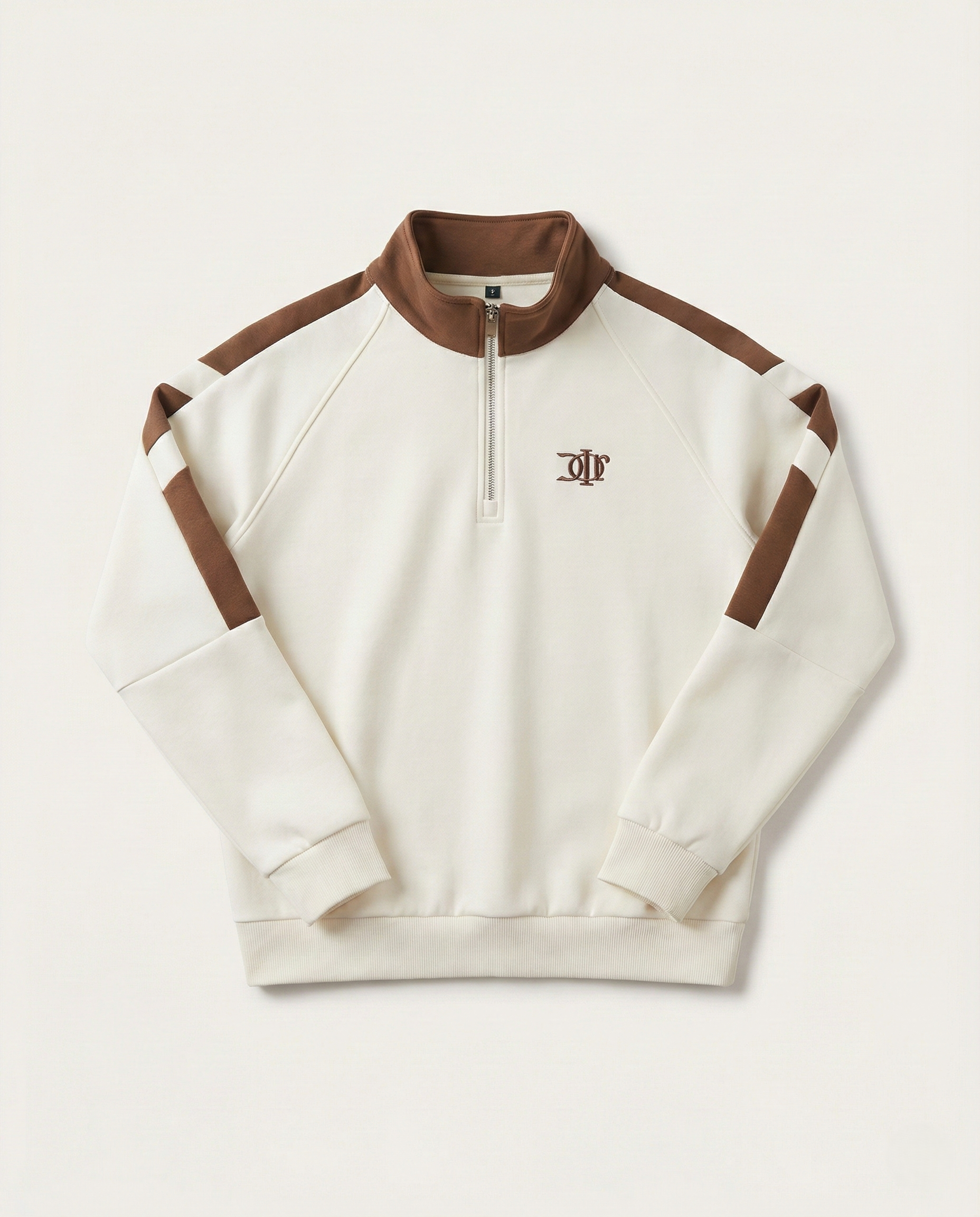 Dior - Contrast Panel Quarter-Zip Sweatshirt