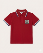 Loewe - Kids Anagram Patch Polo Shirt