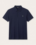 Stefano Ricci - Signature Eagle Embroidery Luxury Cotton Polo – Navy