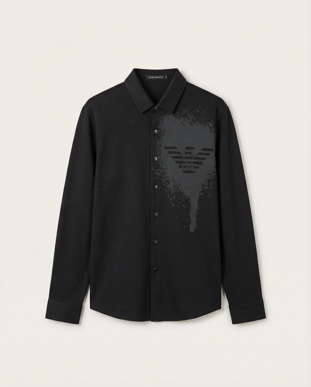 Emporio Armani - Knit Tonal Eagle Logo Shirt
