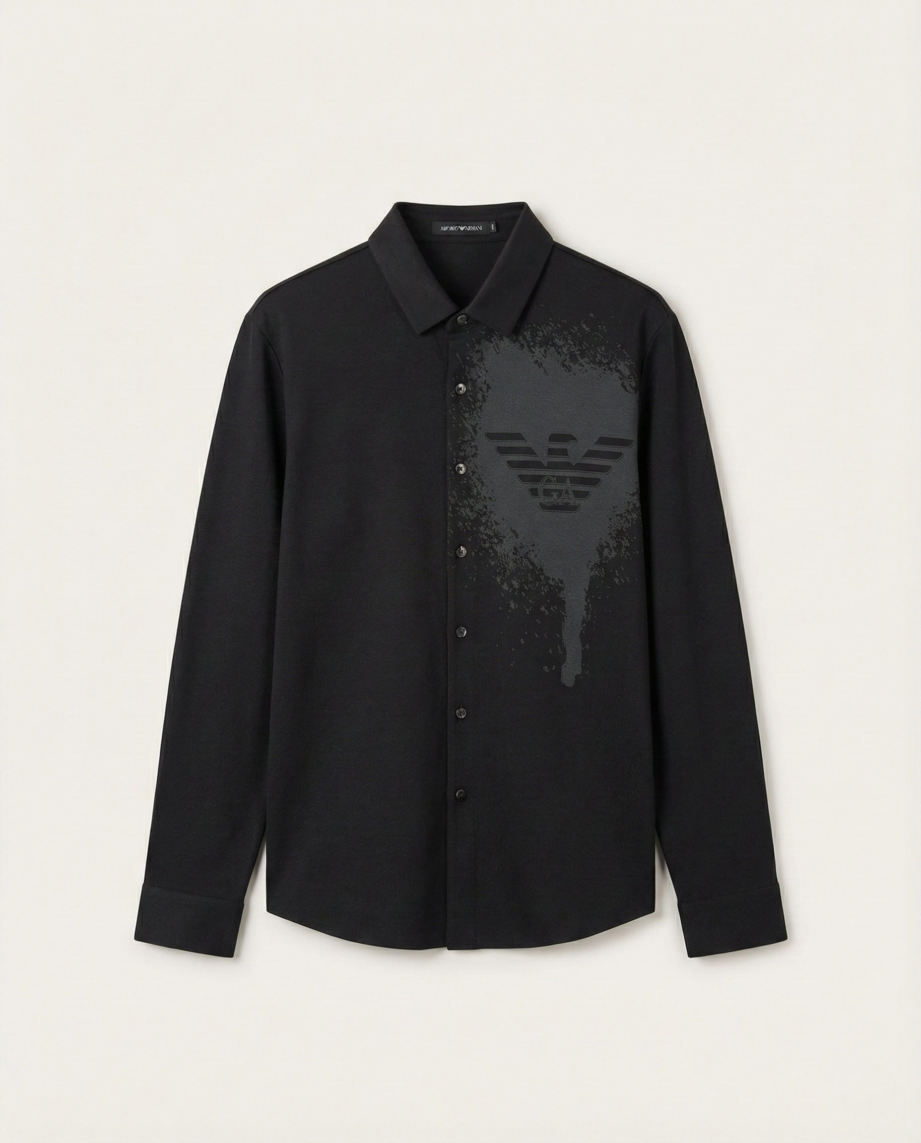 Emporio Armani - Knit Tonal Eagle Logo Shirt