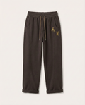 Louis Vuitton - Dark Brown Embroidered Logo Sweatpants