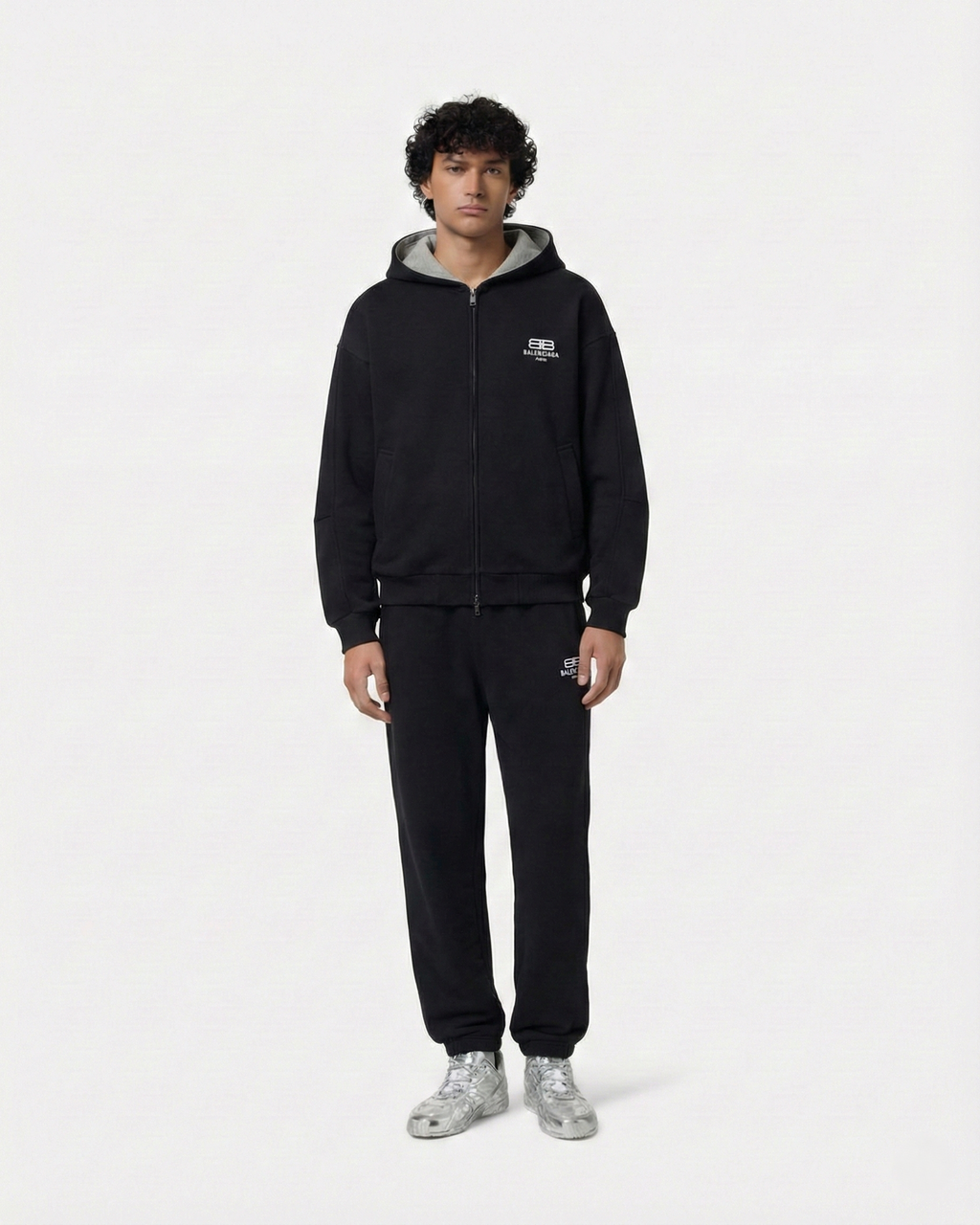 Balenciaga - BB Logo Jacket in Black