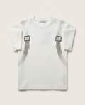 GIVENCHY - Trompe-L'œil Harness Graphic T-Shirt in Optic White