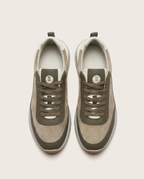 Brunello Cucinelli - Suede & Technical Fabric Sneakers – Taupe/Olive Green