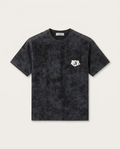 Dior - Acid-Wash Cotton Jersey T-Shirt – Charcoal Grey with Logo Patch