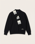 Louis Vuitton Signature Scarf-Detail Knit Sweater