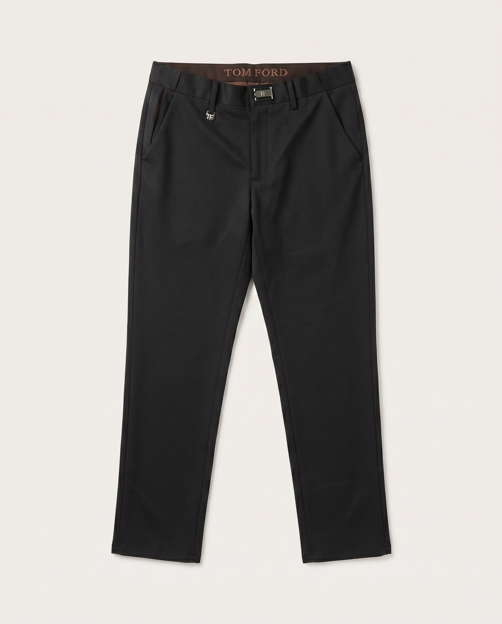 Tom Ford - Signature Hardware Tailored Trousers - Black