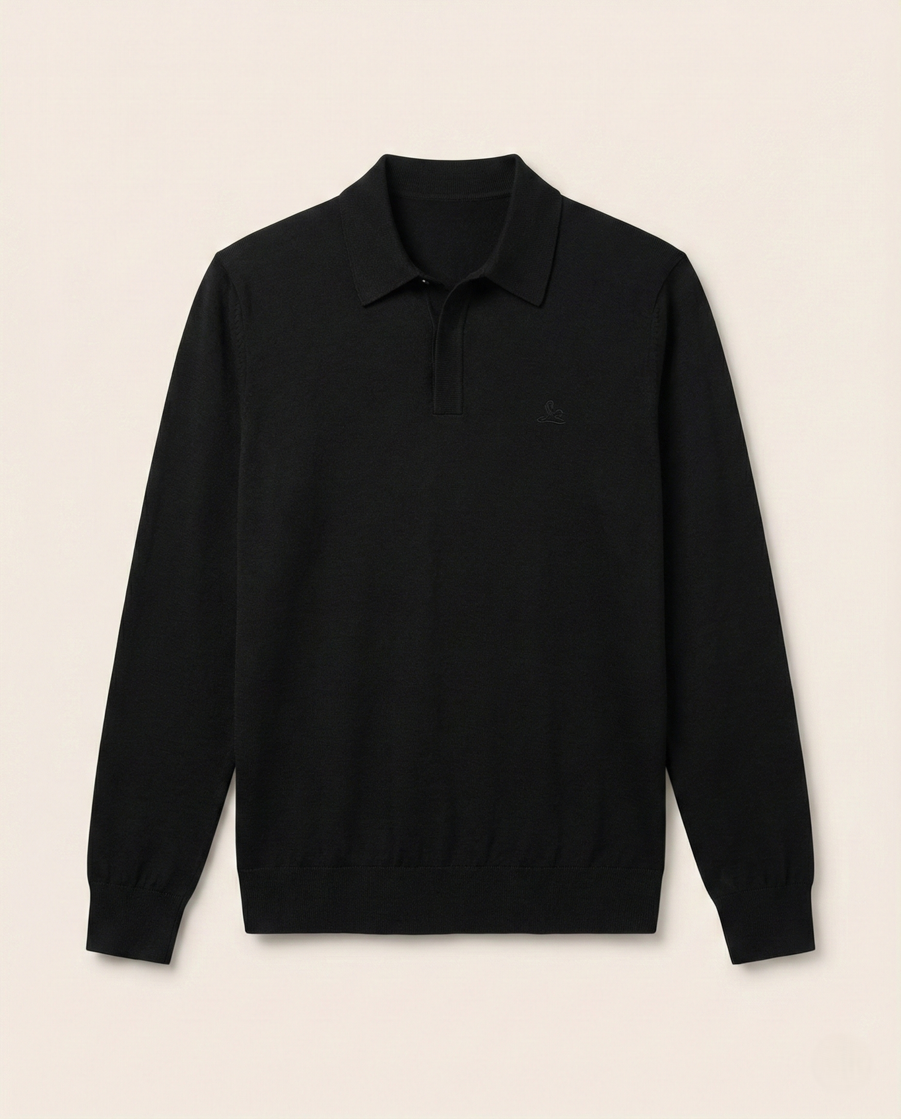 Loro Piana - Old Money Polo Sweater - Black