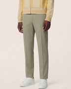 Zegna Tailored Slim-Fit Trousers in Beige